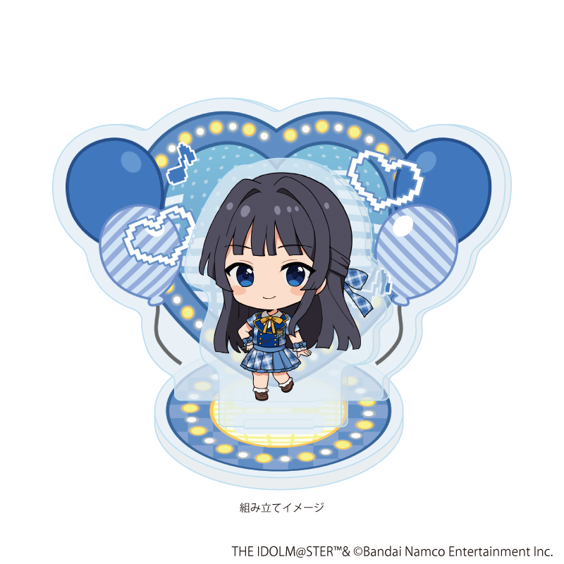 アイドルマスター ミリオンライブ！_アクリルスタンドプレート28/最上 静香 カラオケver.(ミニキャライラスト)