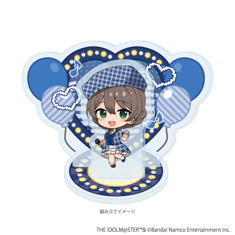 アイドルマスター ミリオンライブ！_アクリルスタンドプレート29/桜守 歌織 カラオケver.(ミニキャライラスト)
