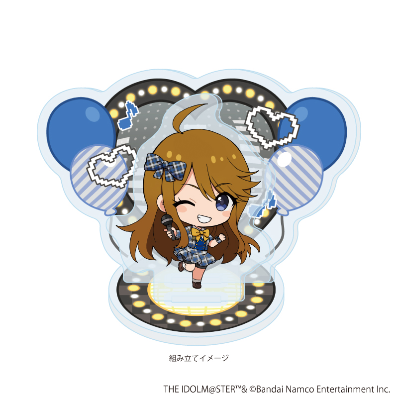 アイドルマスター ミリオンライブ！_アクリルスタンドプレート30/所 恵美 カラオケver.(ミニキャライラスト)
