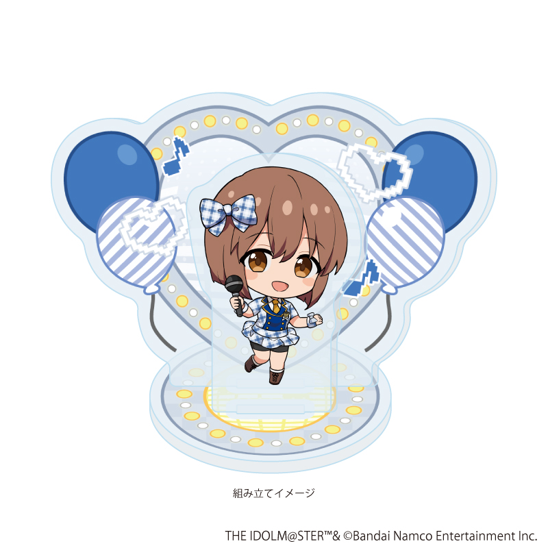 アイドルマスター ミリオンライブ！_アクリルスタンドプレート31/萩原 雪歩 カラオケver.(ミニキャライラスト)