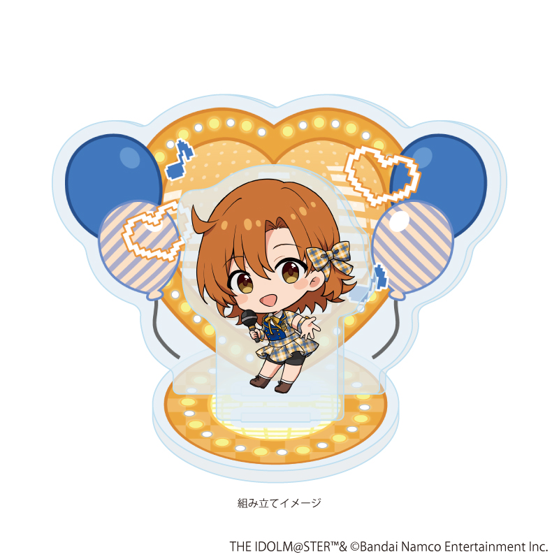 アイドルマスター ミリオンライブ！_アクリルスタンドプレート34/矢吹 可奈 カラオケver.(ミニキャライラスト)