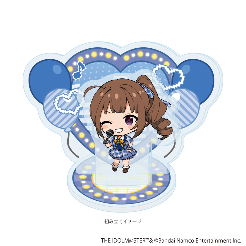 アイドルマスター ミリオンライブ！_アクリルスタンドプレート35/横山 奈緒 カラオケver.(ミニキャライラスト)