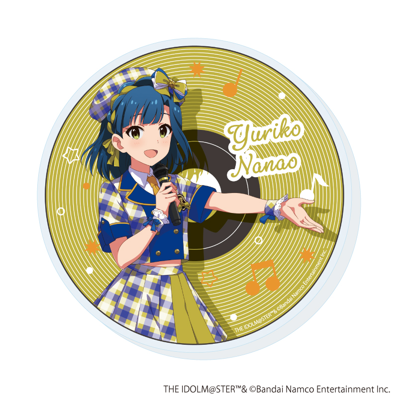 アイドルマスター ミリオンライブ！_アクリルコースター02/七尾 百合子 カラオケver.(描き下ろしイラスト)