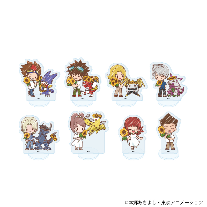 デジモンクロスウォーズ_アクリルぷちスタンド01/コンプリートセット(全8種)(グラフアートイラスト)【コンプリートセット/8個入り】