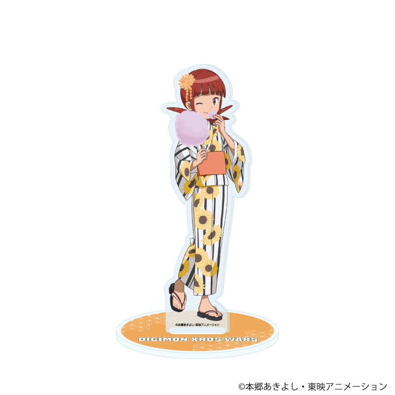 デジモンクロスウォーズ_アクリルスタンド07/陽ノ本アカリ(描き下ろしイラスト)