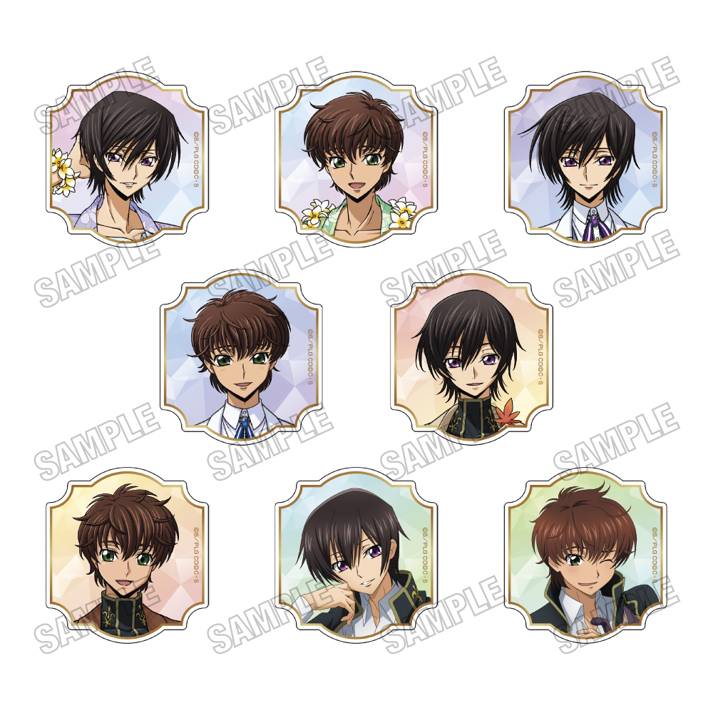 コードギアス 反逆のルルーシュ_アクリルバッジコレクション　【コンプリートBOX／8個入り】