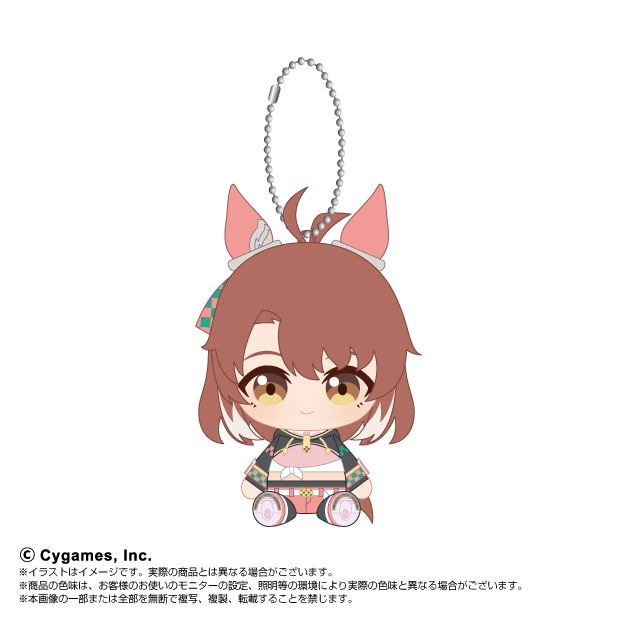 ウマ娘　プリティーダービー_Chibiぬいおすわりマスコット　ダンツフレーム