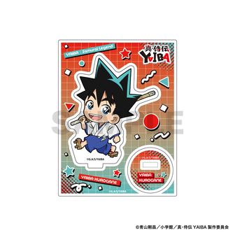 午前中までの特別価格❗️A4大作品✨手作り額付き作品　title「創造ニャンコ」 真・侍伝YAIBA_鉄 刃&峰 さやか&庄之介 BIG缶バッジ | 公式