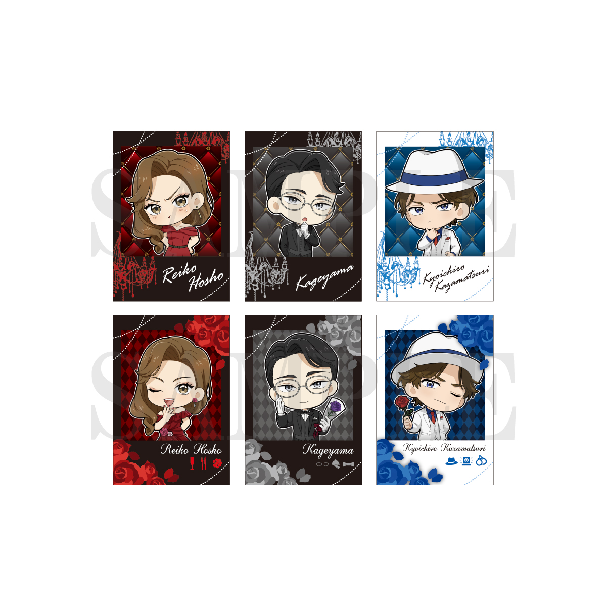 謎解きはディナーのあとで_トレーディングチェキ風カード / 全6種（コンプリートBOX）【BOX/6個入り】