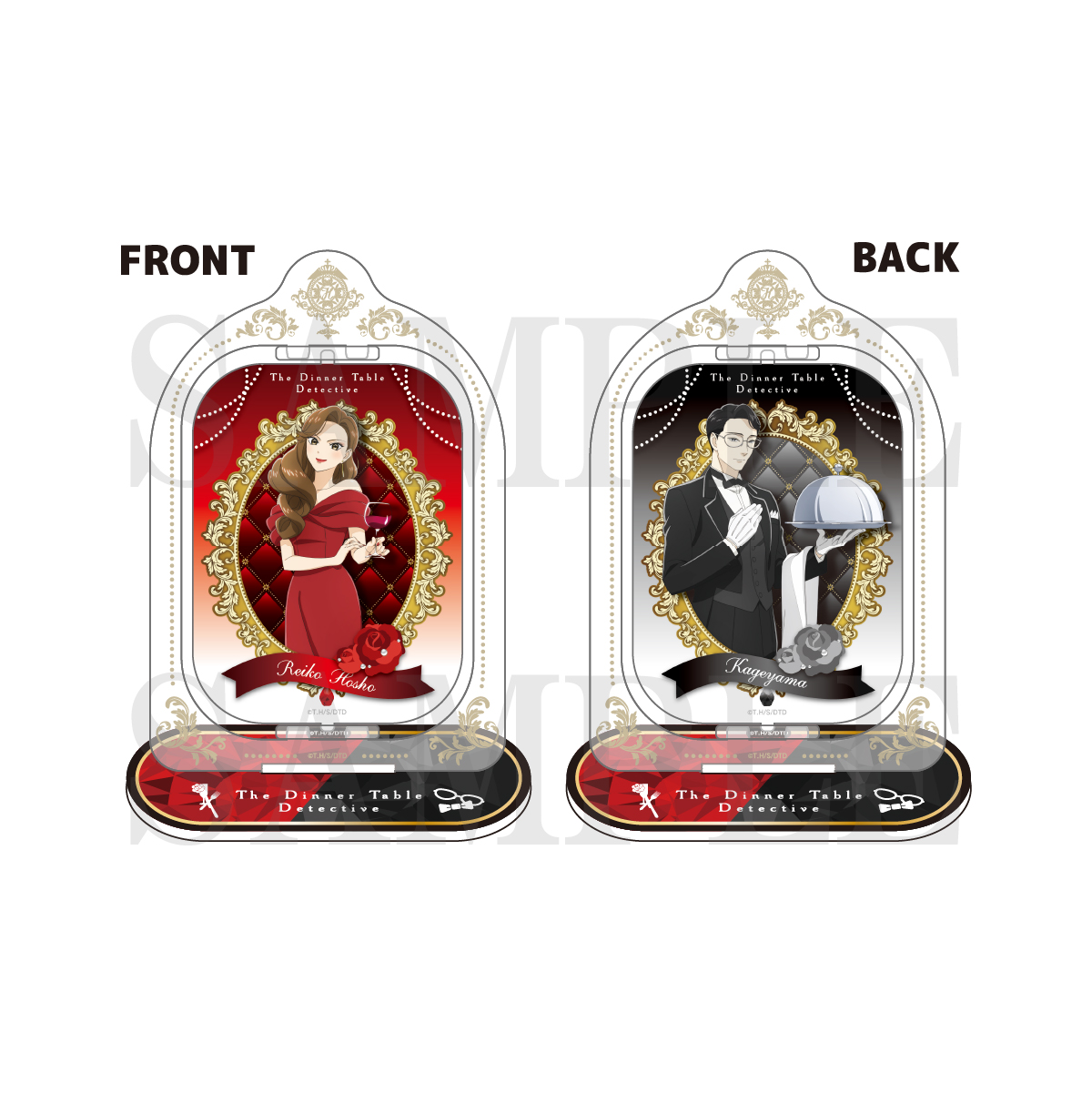 謎解きはディナーのあとで_回転アクリルスタンド / 宝生麗子&影山