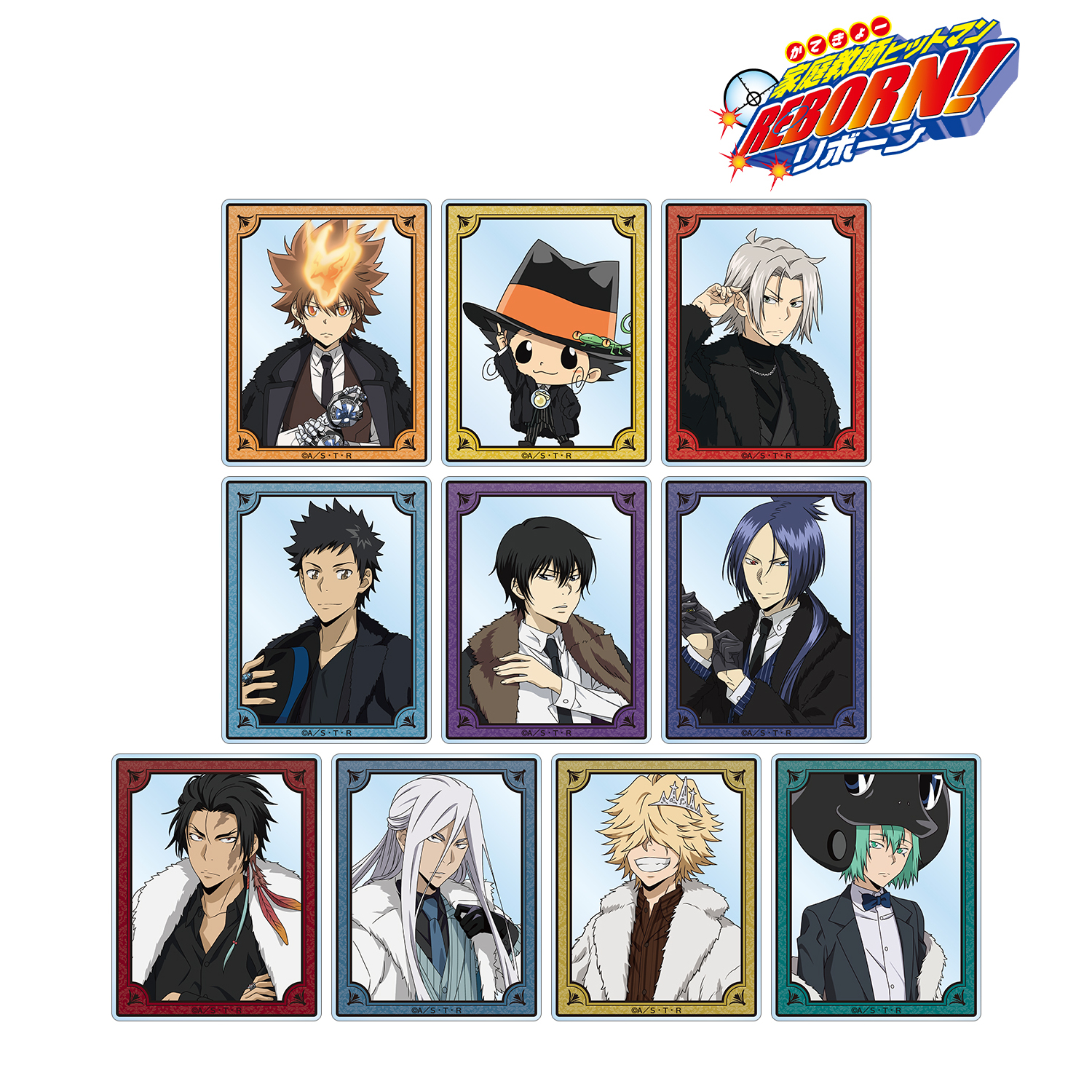 家庭教師ヒットマンREBORN!_描き下ろし 毛皮コート×スーツver. トレーディングアクリルカード(単位/BOX)【コンプリートBOX/10パック入り】