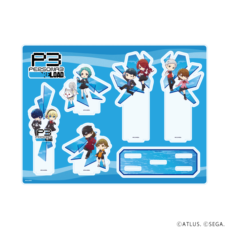 ペルソナ3 リロード_アクリルジオラマ01/集合デザイン(POP Art