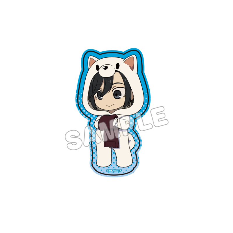 進撃の巨人_ホログラムダイカットステッカー　The Final Season ver. ミカサ