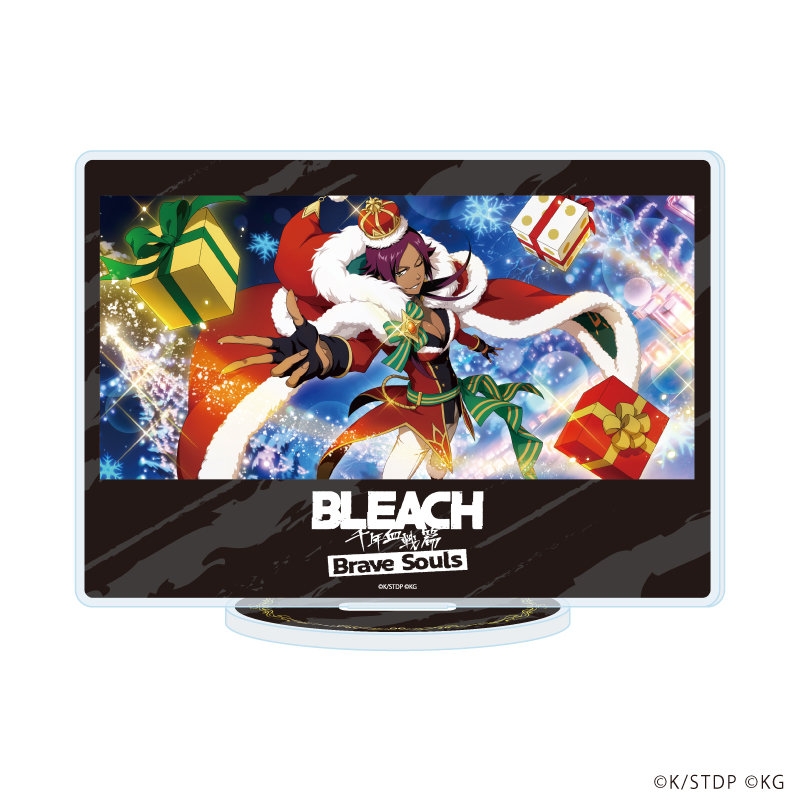 BLEACH Brave Souls_アクリルスタンド06/四楓院夜一(クリスマス2022ver.)(公式イラスト)