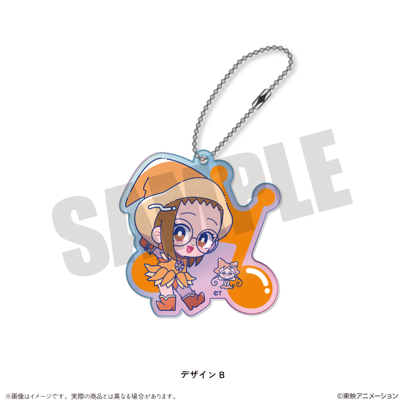 おジャ魔女どれみ_キラキラアクリルキーホルダー B 藤原はづき・レレ
