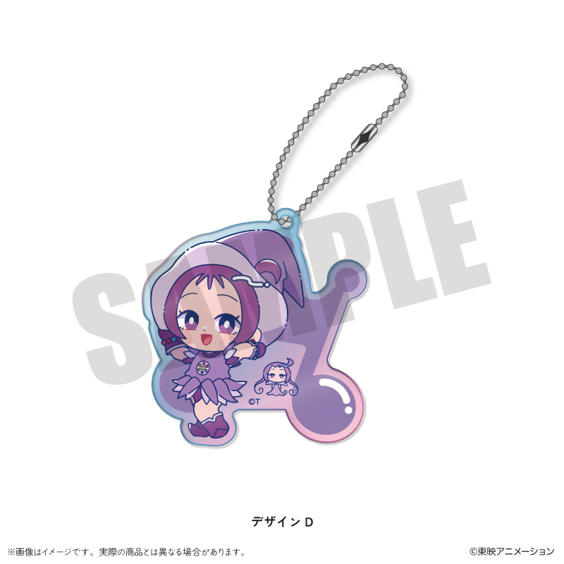 おジャ魔女どれみ_キラキラアクリルキーホルダー D 瀬川おんぷ・ロロ