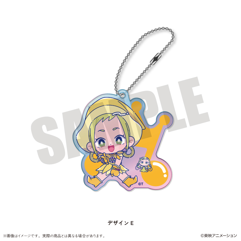 おジャ魔女どれみ_キラキラアクリルキーホルダー E 飛鳥ももこ・ニニ