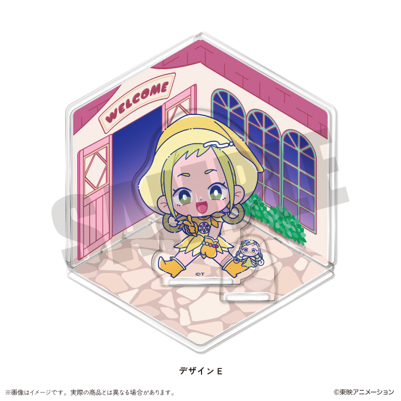 おジャ魔女どれみ_ジオラマ風アクリルスタンド E 飛鳥ももこ・ニニ