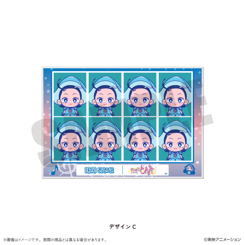 おジャ魔女どれみ_証明写真風ステッカー C 妹尾あいこ