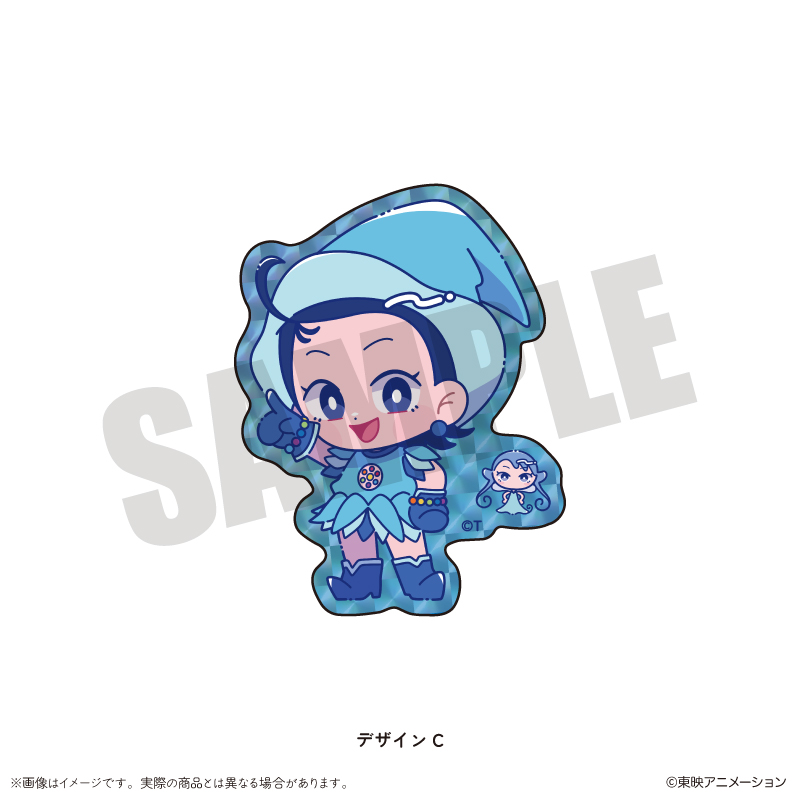おジャ魔女どれみ_キラキラダイカットシール C 妹尾あいこ・ミミ