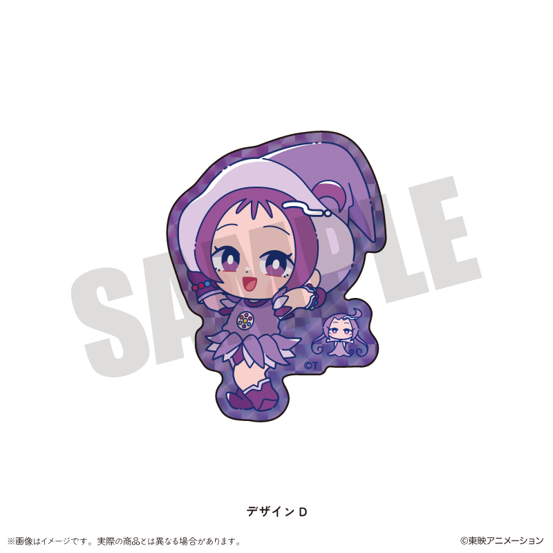 おジャ魔女どれみ_キラキラダイカットシール D 瀬川おんぷ・ロロ