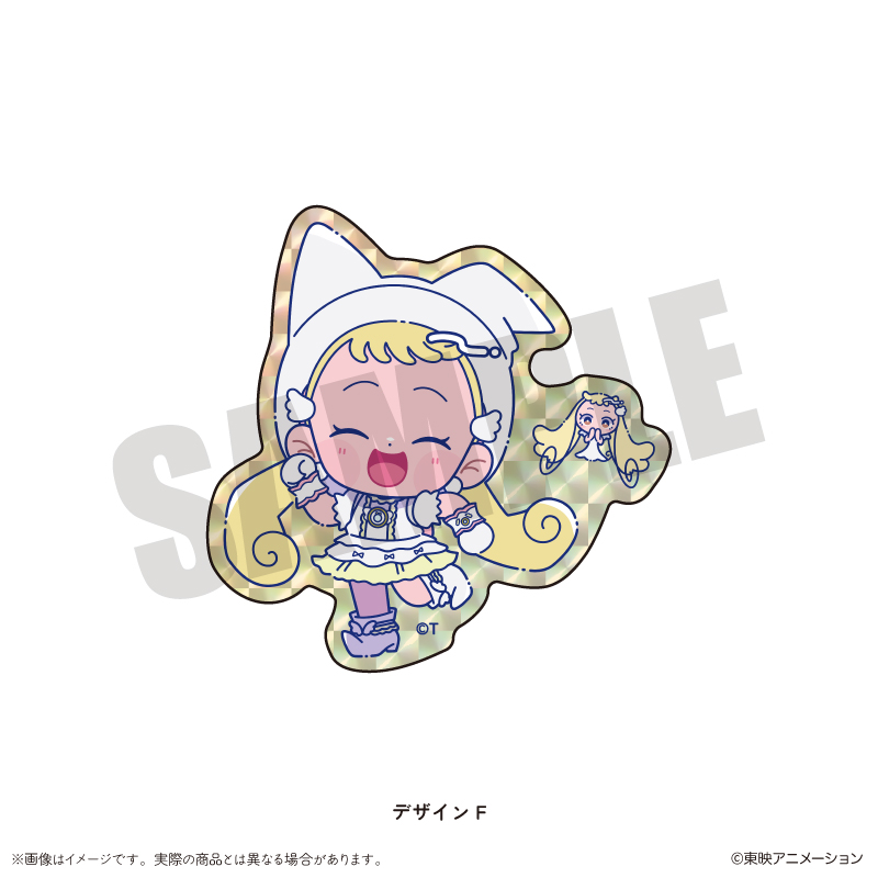 おジャ魔女どれみ_キラキラダイカットシール F ハナ・トト