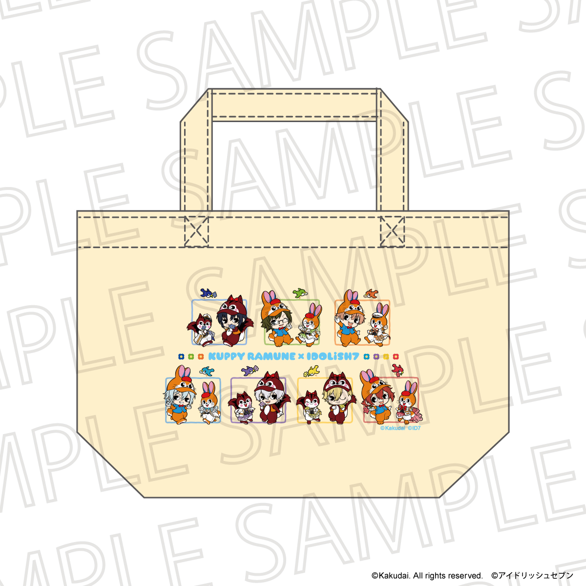 クッピーラムネ×IDOLiSH7_キャンバスミニトート
