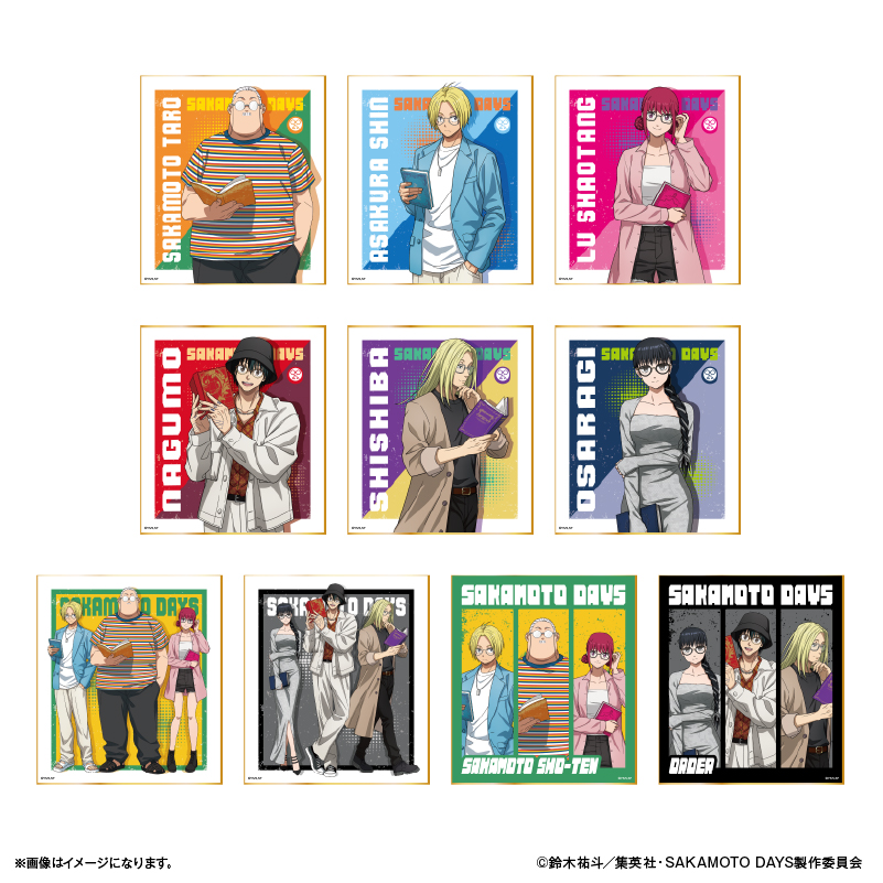 SAKAMOTO DAYS_トレーディングミニ色紙 眼鏡Style 【全10種】（コンプリートBOX／10個入り）