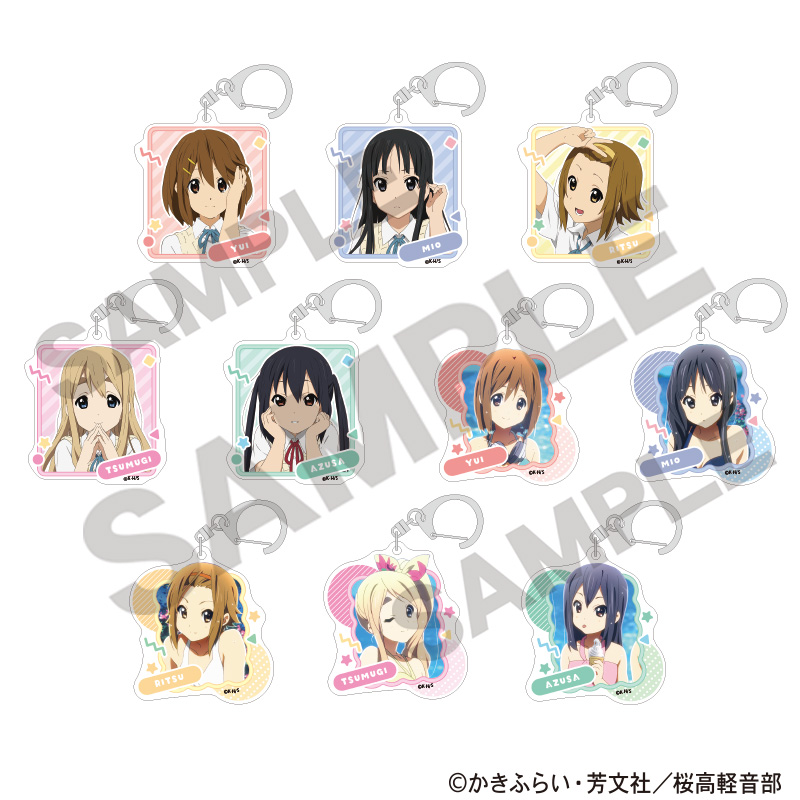 けいおん！_トレーディングアクリルキーホルダー 【コンプリートBOX／10個入り】