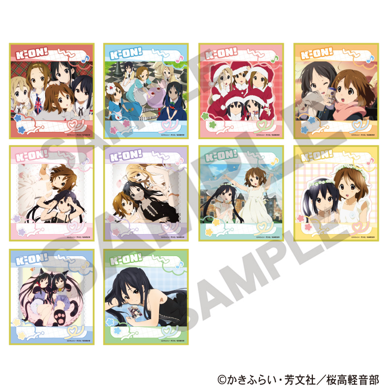 けいおん！_トレーディングミニ色紙 【コンプリートBOX／10個入り】
