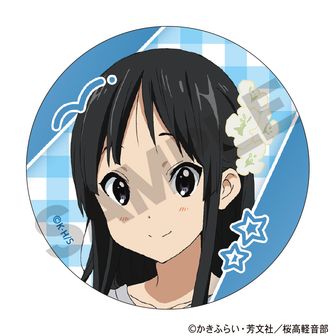 けいおん！_アート缶バッジ 秋山澪 | 公式グッズ・公式ライセンス商品