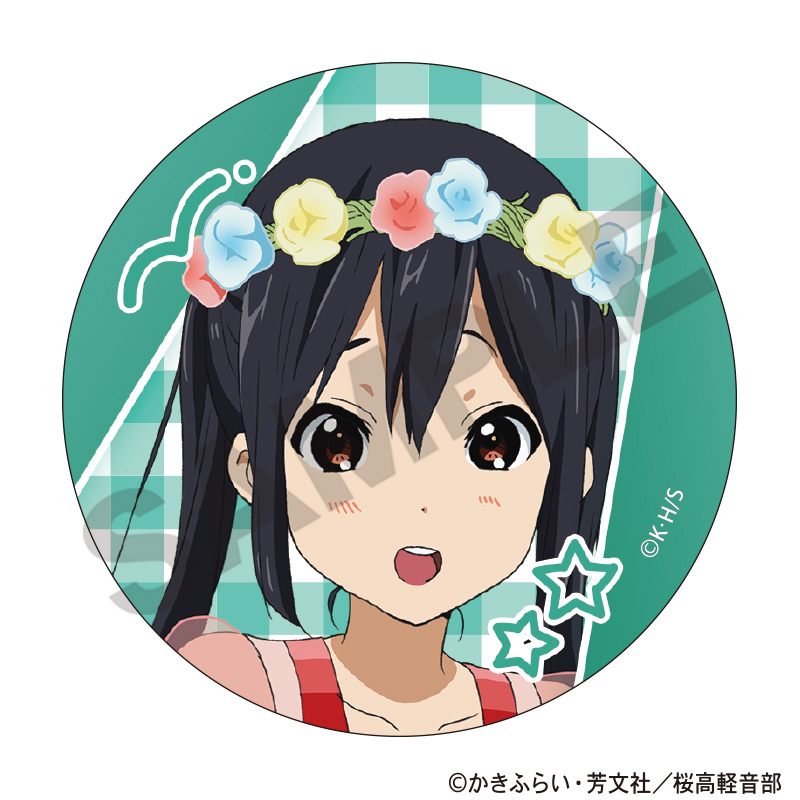けいおん！_丸型缶マグネット　中野梓