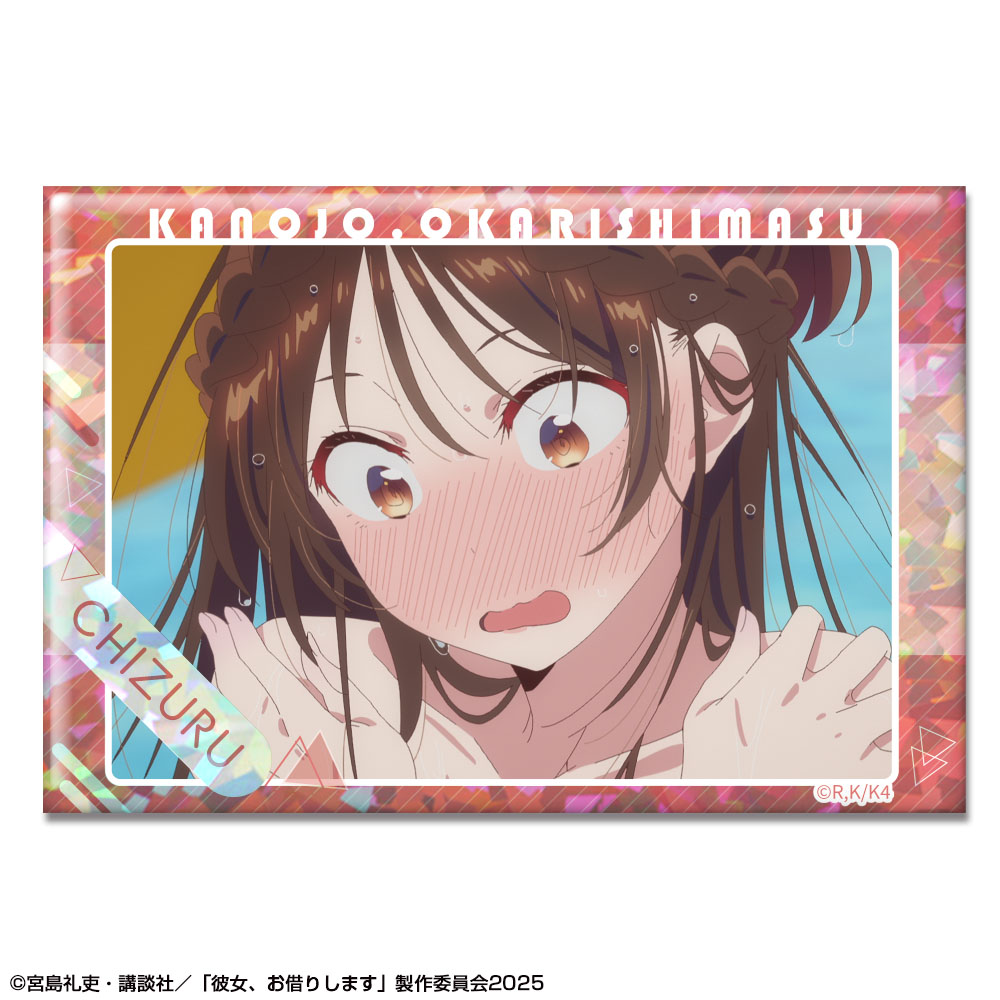 彼女、お借りします_ホログラム缶バッジ Ver.3 デザイン05(水原千鶴/E)