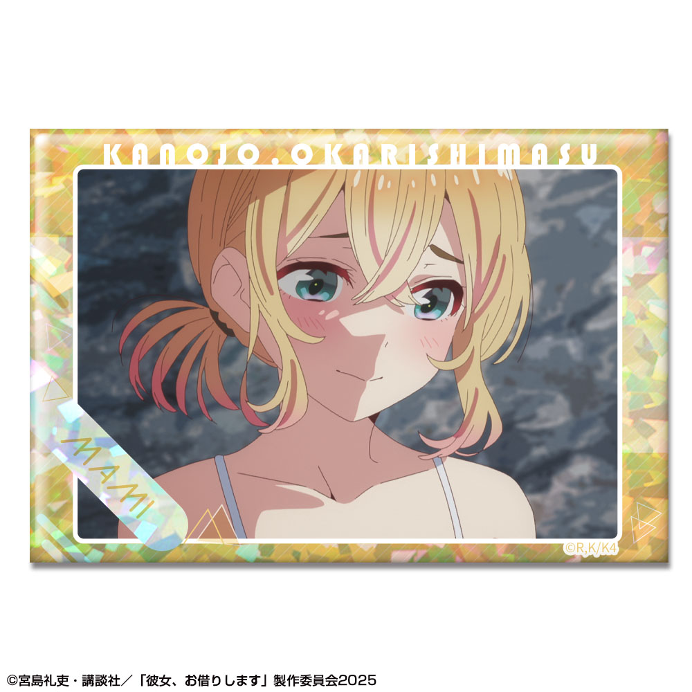 彼女、お借りします_ホログラム缶バッジ Ver.3 デザイン09(七海麻美/C)