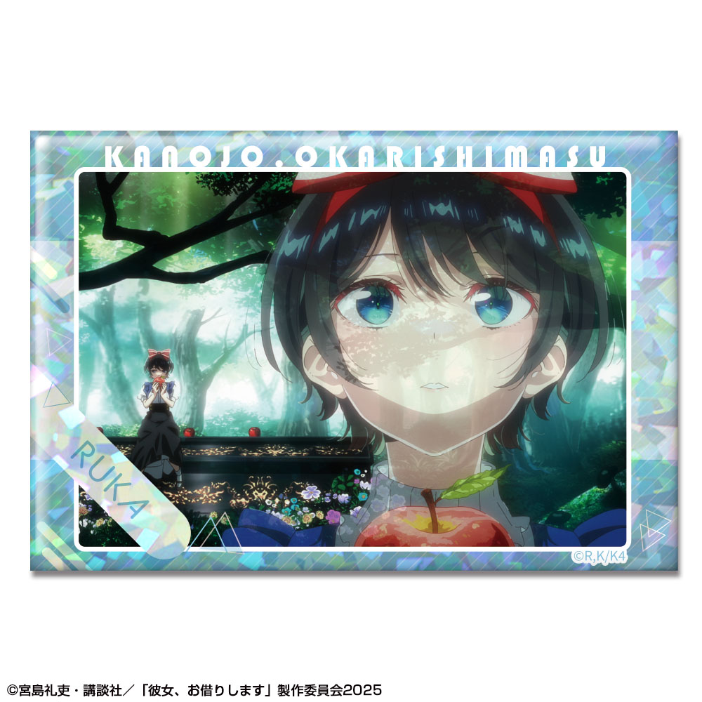 彼女、お借りします_ホログラム缶バッジ Ver.3 デザイン10(更科瑠夏/A)