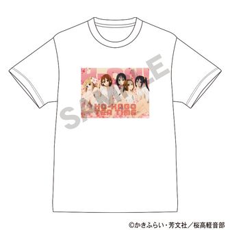けいおん!_XLサイズ_中野梓フルグラフィックTシャツ/WHITE