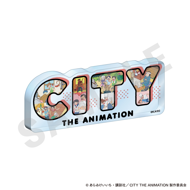 CITY THE ANIMATION_?favorite series? 「CITY」アクリルプレート （CITYの人々）
