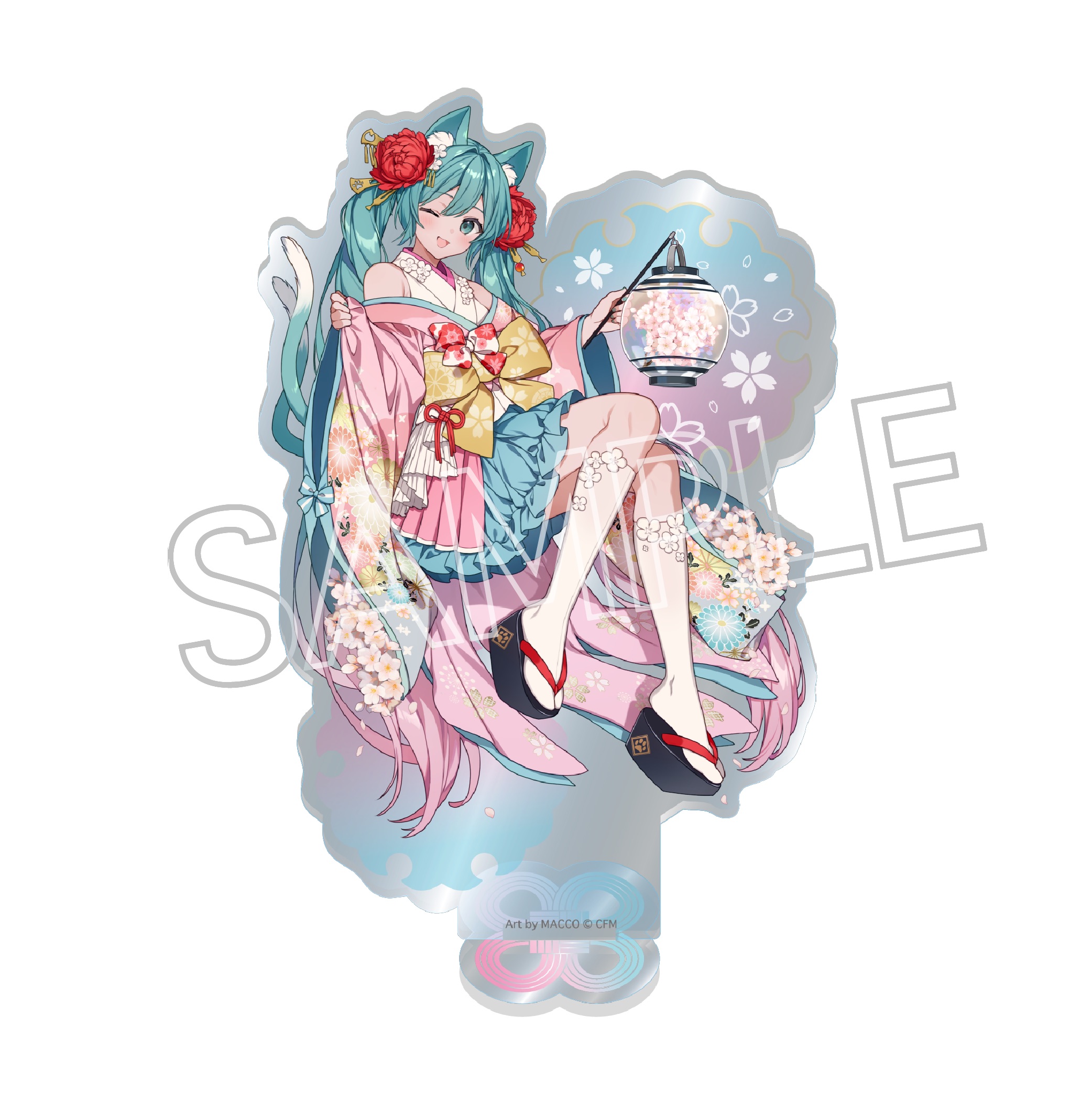 初音ミク_百鬼夜行 -麗宴- アクリルスタンドM A 猫又(ねこまた)