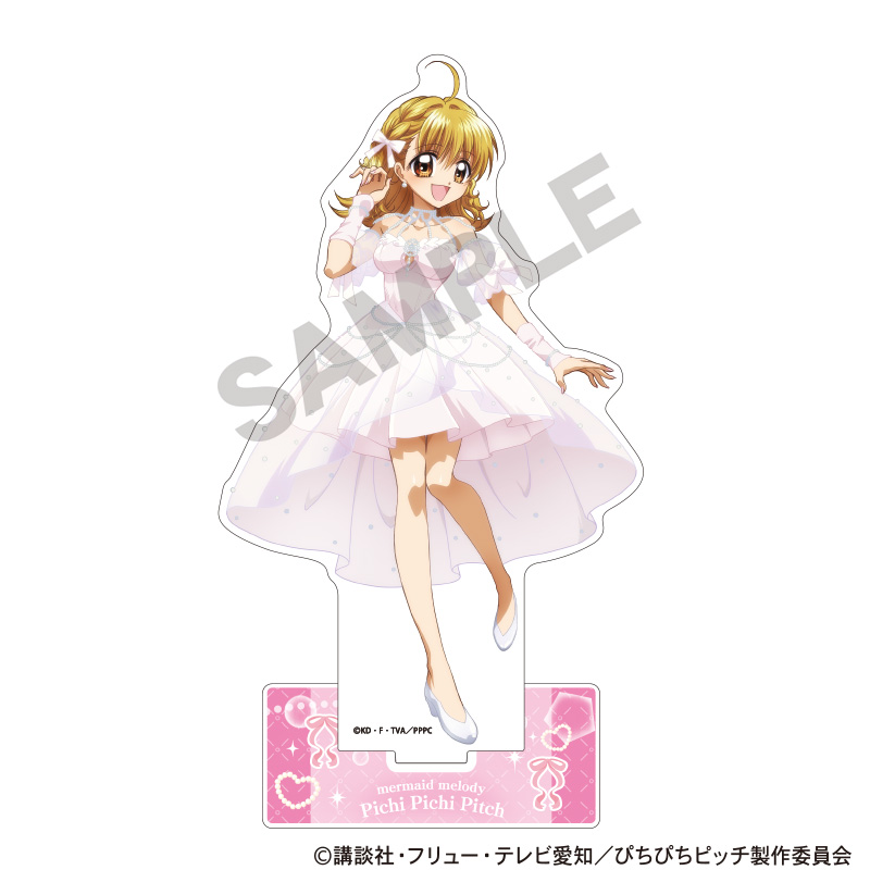 ぴちぴちピッチ_アクリルスタンド　七海るちあ　パールドレス