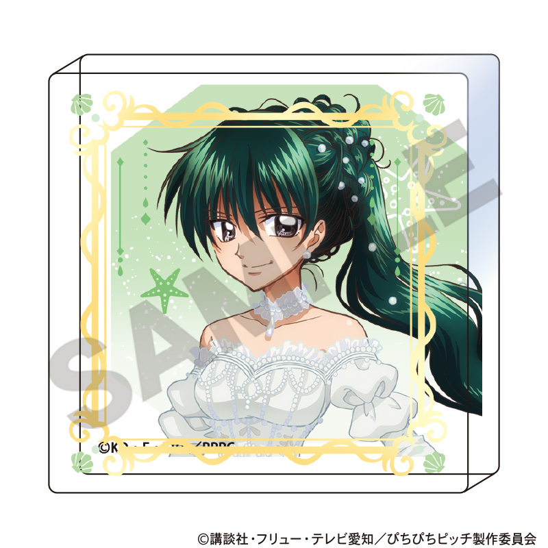 ぴちぴちピッチ_アクリルブロック　洞院リナ　パールドレス