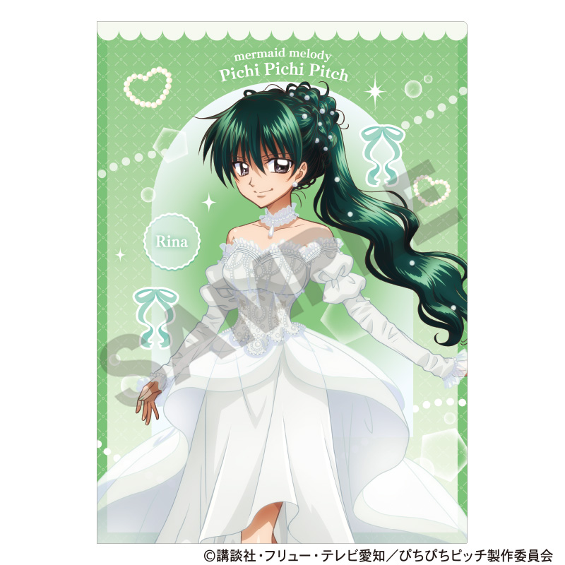 ぴちぴちピッチ_シングルクリアファイル　洞院リナ　パールドレス