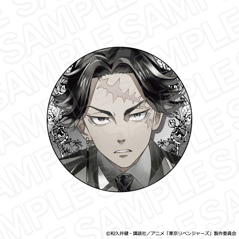 東京リベンジャーズ_ホログラムカンバッジ PALE TONE series 鶴蝶