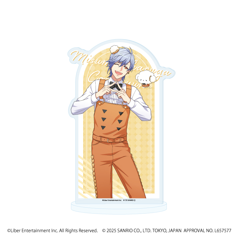 A3!×Sanrio characters_アクリルスタンド42/斑鳩 三角×こぎみゅん(等身イラスト)