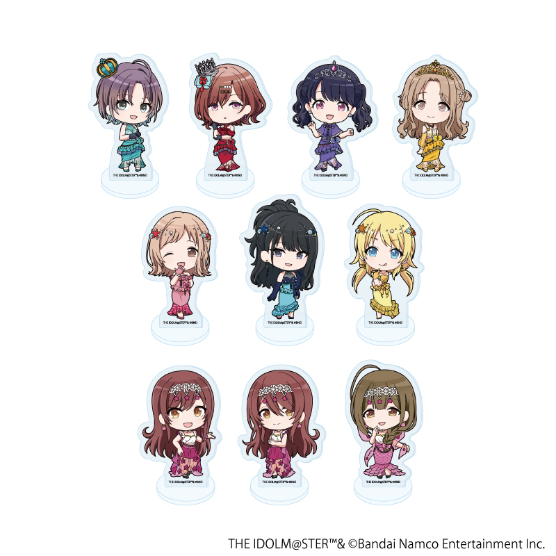 アイドルマスター シャイニーカラーズ_アクリルぷちスタンド02/宝石人魚ver. コンプリートセット(全10種)(ミニキャライラスト)【コンプリートセット/10個入り】
