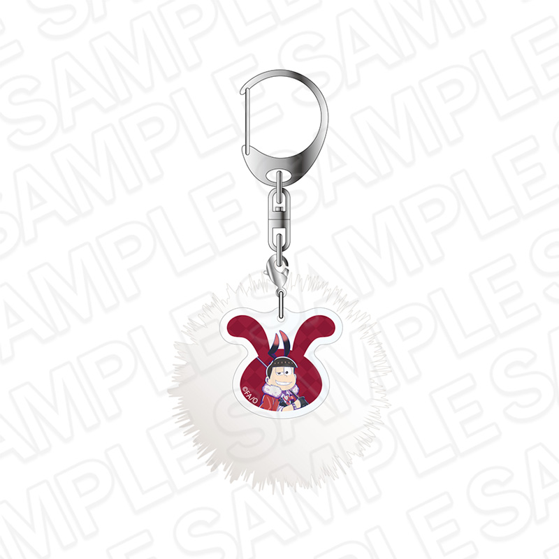 おそ松さん_ファー付きホログラムキーホルダー おそ松 バニーボーイ ver.
