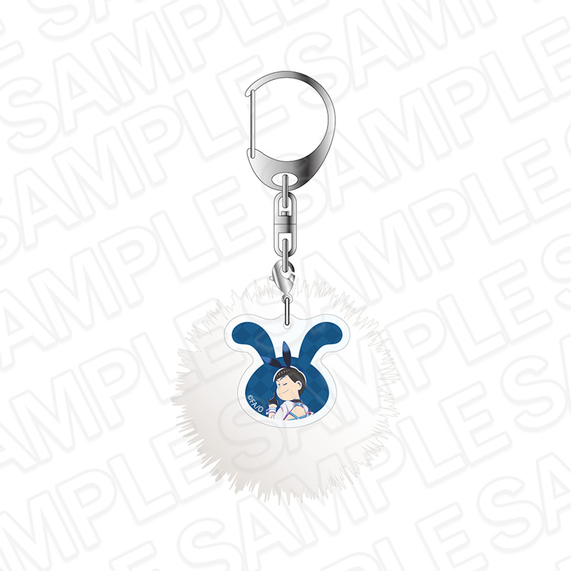 おそ松さん_ファー付きホログラムキーホルダー カラ松 バニーボーイ ver.