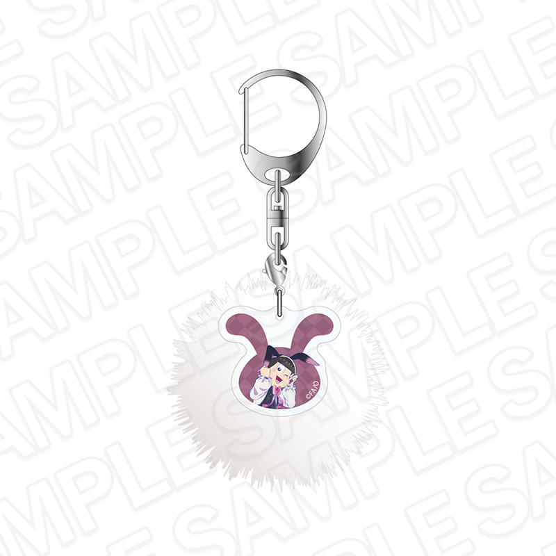 おそ松さん_ファー付きホログラムキーホルダー トド松 バニーボーイ ver.