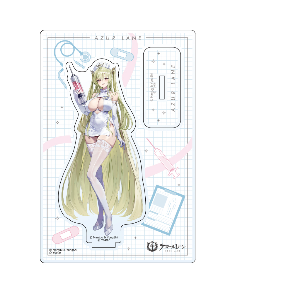 アズールレーン_描き下ろしアクリルスタンド(ナポリ/ナース)