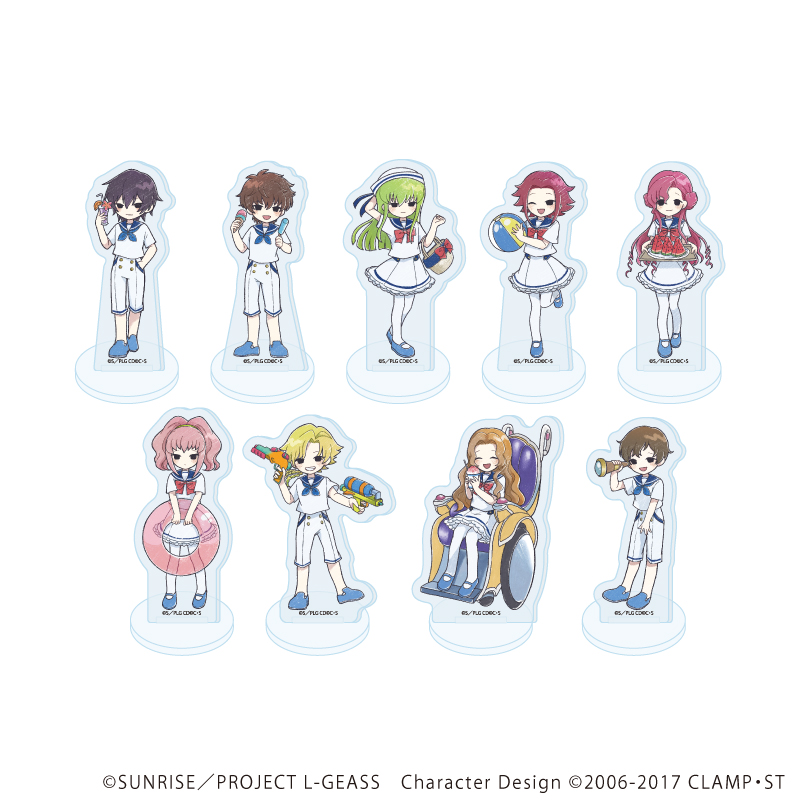 コードギアス 反逆のルルーシュ_アクリルぷちスタンド01/コンプリートセット(全9種)(グラフアートイラスト)【コンプリートセット/9個入り】