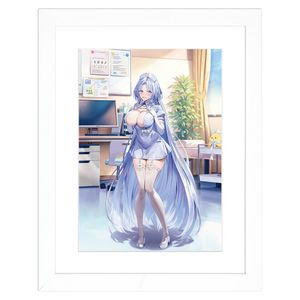 アズールレーン_描き下ろしキャラファイングラフ(アルザス/ナース) A4